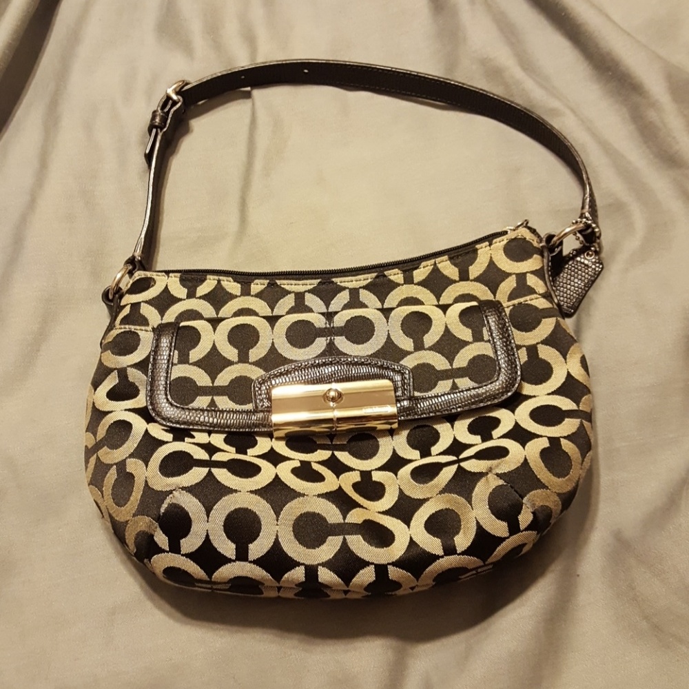 Black Coach signature bag